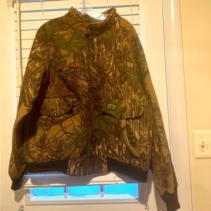 Camouflage fleece Jacket with Pockets
